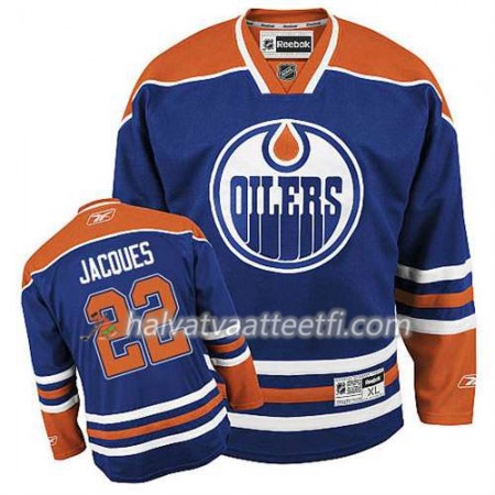 Reebok Miesten NHL Edmonton Oilers Pelipaita Jean-Francois Jacques #22 Koti Sininen Reebok Miesten NHL Edmonton Oilers Pelipaita Jean-Francois Jacques #22 Koti Sininen