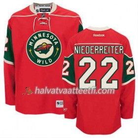 Reebok Miesten NHL Minnesota Wild Pelipaita Nino Niederreiter #22 Koti Punainen