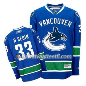 Reebok Miesten NHL Vancouver Canucks Pelipaita Henrik Sedin #33 Koti Sininen