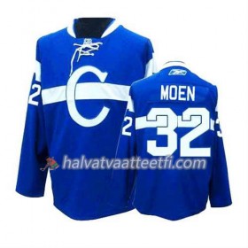 Reebok Miesten NHL Montreal Canadiens Pelipaita Travis Moen #32 Kolmas Sininen