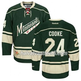 Reebok Miesten NHL Minnesota Wild Pelipaita Matt Cooke #24 Kolmas Vihreä