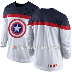Reebok Miesten NHL Premier Olympic-USA Team Pelipaita Musta Valkoinen Paita