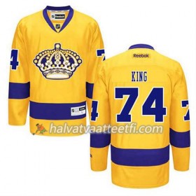 Reebok Miesten NHL Los Angeles Kings Pelipaita Dwight King #74 Kolmas Kulta