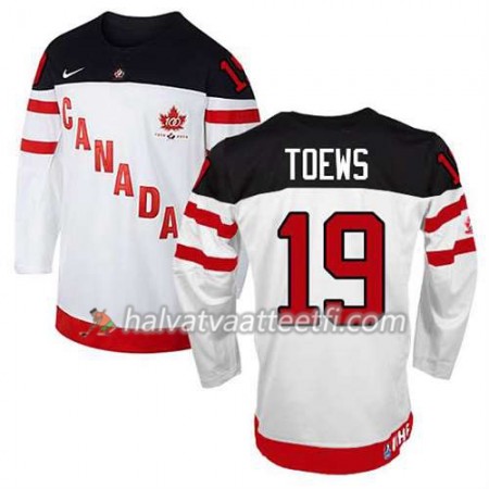 Reebok Miesten NHL Premier Olympic-Canada Team Pelipaita Jonathan Toews #19 100th Anniversary Valkoinen Paita