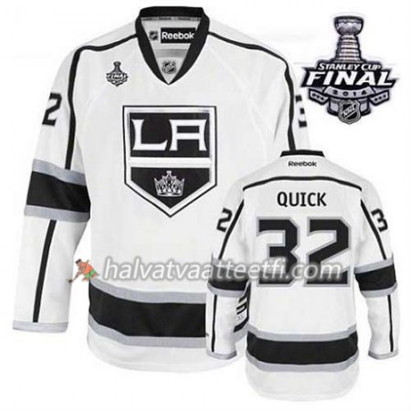 Reebok Miesten NHL Los Angeles Kings Pelipaita Jonathan Quick #32 Vieras Valkoinen 2014 Stanley Cup Reebok Miesten NHL Los Angeles Kings Pelipaita Jonathan Quick #32 Vieras Valkoinen 2014 Stanley Cup
