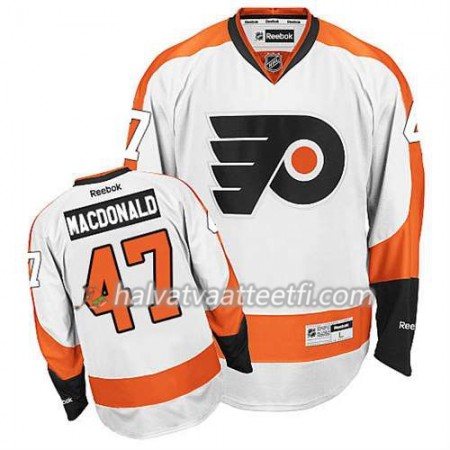Reebok Miesten NHL Philadelphia Flyers Pelipaita Andrew MacDonald #47 Vieras Valkoinen