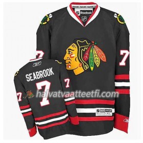 Reebok Miesten NHL Chicago Blackhawks Pelipaita Brent Seabrook #7 Kolmas Musta