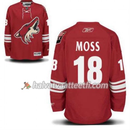 Reebok Miesten NHL Phoenix Coyotes David Moss 18 Burgundy Punainen Koti