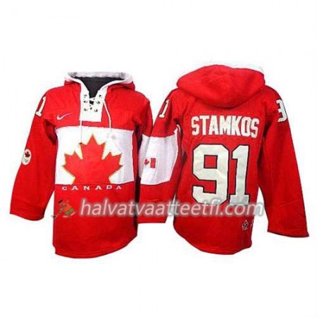 Reebok Miesten NHL Premier Olympic-Canada Team Pelipaita Steven Stamkos #91 Premier Olympic Punainen Paita