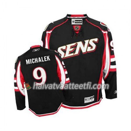 Reebok Miesten NHL Ottawa Senators Pelipaita Milan Michalek #9 Kolmas Musta Reebok Miesten NHL Ottawa Senators Pelipaita Milan Michalek #9 Kolmas Musta