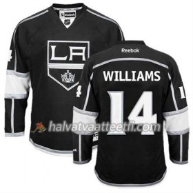 Reebok Miesten NHL Los Angeles Kings Pelipaita Justin Williams #14 Koti Musta
