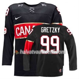 Reebok Naisten NHL Premier Olympic-Canada Team Pelipaita Wayne Gretzky #99 Kolmas Musta Paita