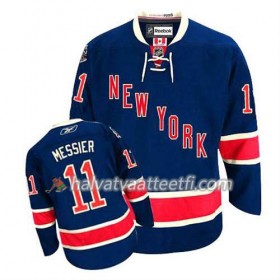 Reebok Miesten NHL New York Rangers Pelipaita Mark Messier #11 Kolmas Sininen