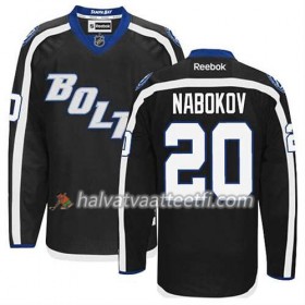 Reebok Miesten NHL Tampa Bay Lightning Pelipaita Evgeni Nabokov #20 Kolmas Musta
