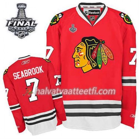 Reebok Miesten NHL Chicago Blackhawks Pelipaita Brent Seabrook #7 Koti Punainen 2015 Stanley Cup Reebok Miesten NHL Chicago Blackhawks Pelipaita Brent Seabrook #7 Koti Punainen 2015 Stanley Cup