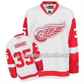 Reebok Miesten NHL Detroit Red Wings Pelipaita Jimmy Howard #35 Vieras Valkoinen