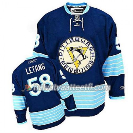 Reebok NHL Pittsburgh Penguins Pelipaita Kris Letang #58 Sininen Kolmas 2016 Stanley Cup Reebok NHL Pittsburgh Penguins Pelipaita Kris Letang #58 Sininen Kolmas 2016 Stanley Cup