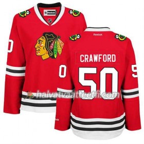 Reebok Miesten NHL Chicago Blackhawks Pelipaita Corey Crawford #50 Koti Punainen