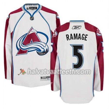 Reebok Miesten NHL Colorado Avalanche Pelipaita Rob Ramage #5 Vieras Valkoinen