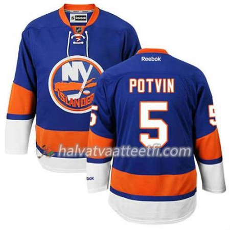 Reebok Miesten NHL New York Islanders Pelipaita Denis Potvin #5 Koti Sininen