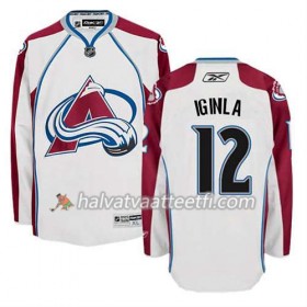 Reebok Miesten NHL Colorado Avalanche Pelipaita Jarome Iginla #12 Vieras Valkoinen